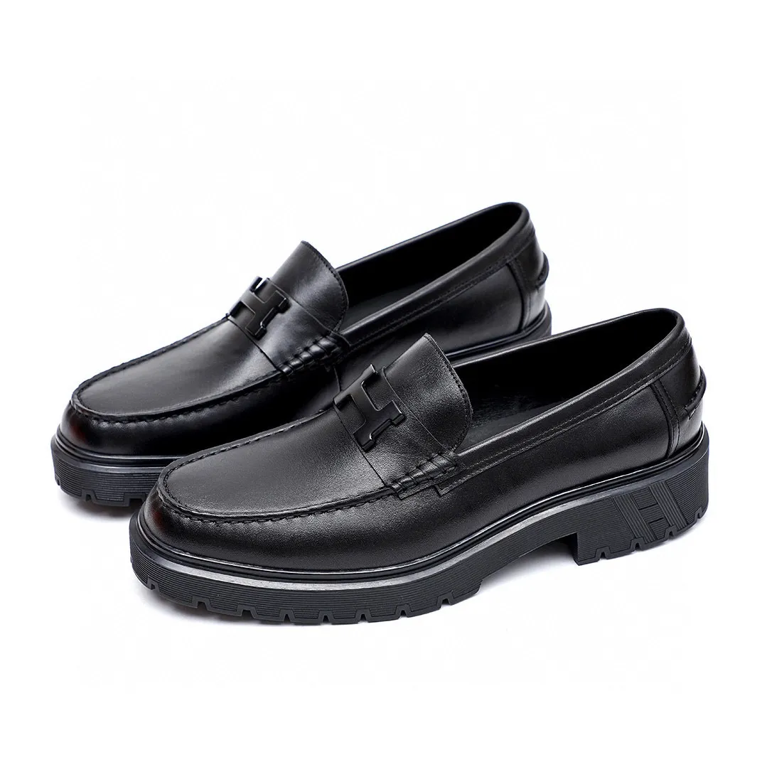 Men's shoes 💰700 💐[HERMES] popular men's shoes counter original items! The world's top brands...Luxury quality...//Fashion and high-end footwear 👍💪🏻...give you a low-key luxury comfort experience👍. The upper is made of pure Italian imported original calfskin. Sweat-absorbent cowhide leather lining. Comfortable and breathable. The original rubber foam light outsole is high-end and classy. Luxurious and noble!! .. OEM factory shipment [Hug] stall.. Original plate. Welcome to taste..39-45 (38.45.46🉑️Customized)